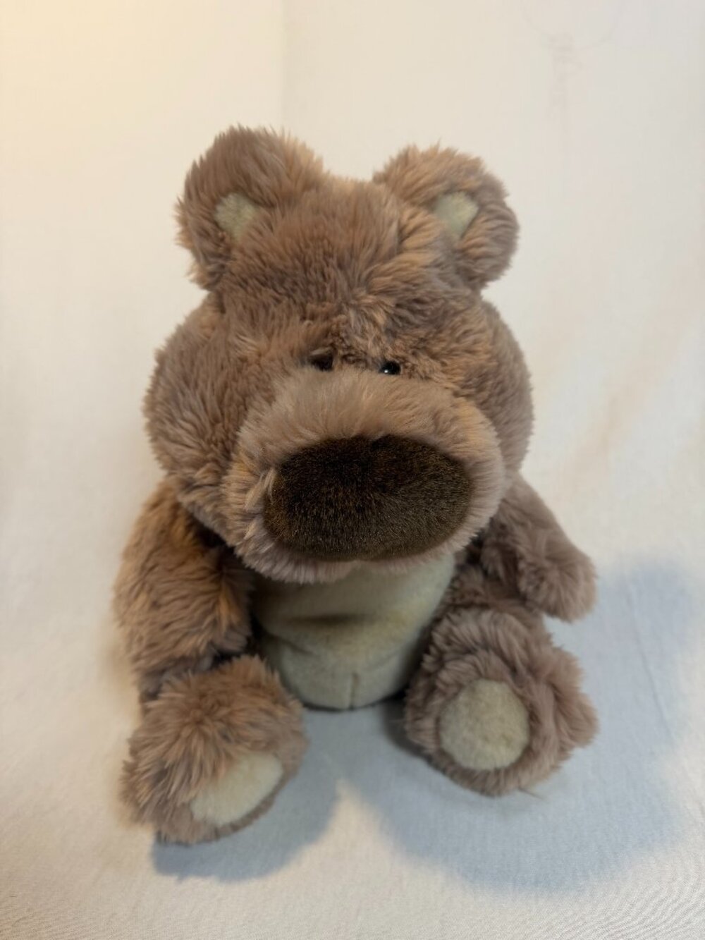Gund Hummy Bear Plush 12" Brown Teddy Stuffed Animal Big Nose Vintage 4815